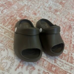 Dark Brown Slip-On Clogs